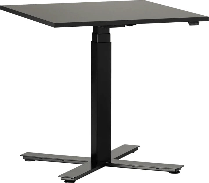 Height-adjustable square conference table