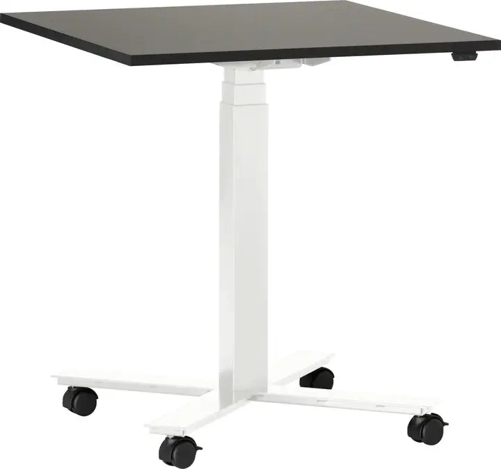 Height-adjustable square conference table