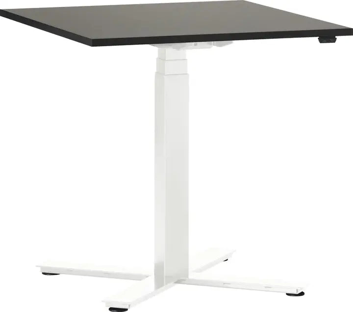 Height-adjustable square conference table