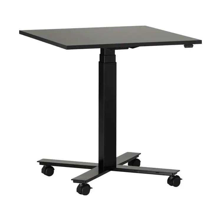 Height-adjustable square conference table