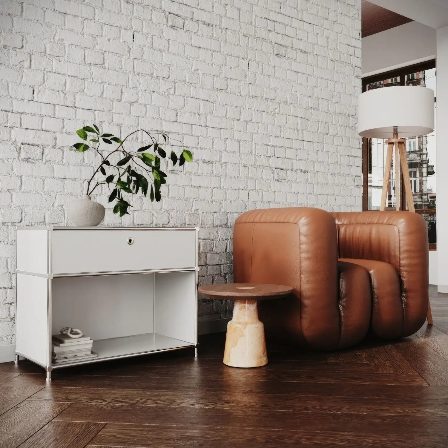 Side table with drawer