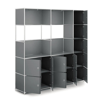 Armoire en gris foncé élégant
