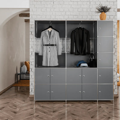 Armoire en gris foncé élégant