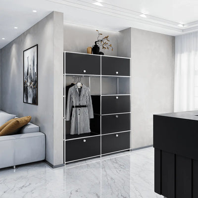 Garde-robe en noir classique