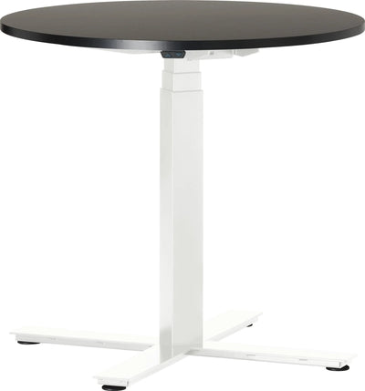 Table de conférence ronde réglable en hauteur