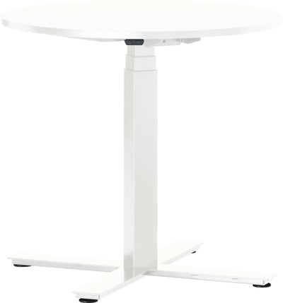 Table de conférence ronde réglable en hauteur