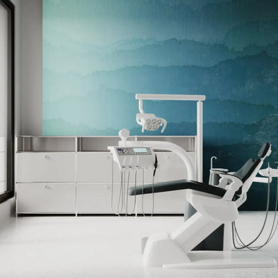 Commode gris clair à 6 tiroirs