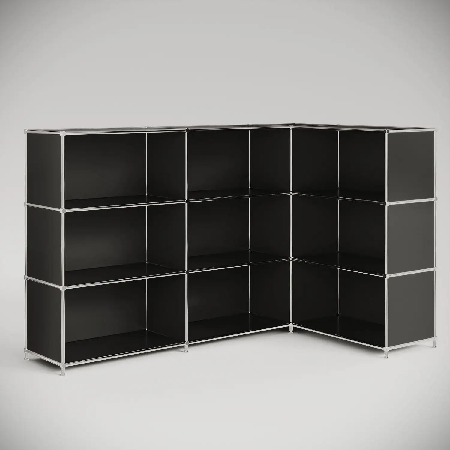 Kompakte Empfangstheke in L-Form