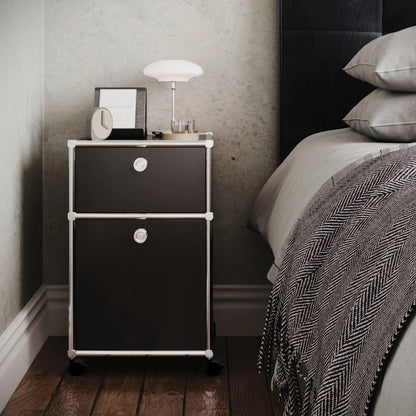 Rolling container with 2 drawers