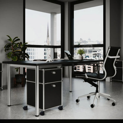 Rolling container with 2 drawers