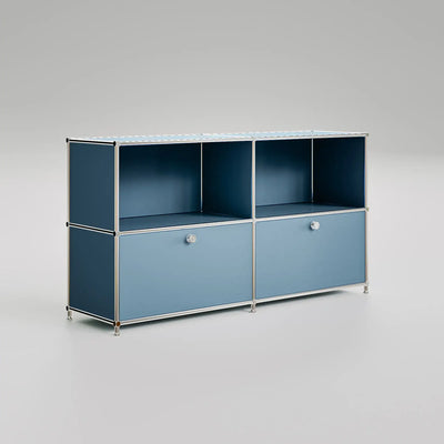 Sideboard in petrol blue with 2 doors