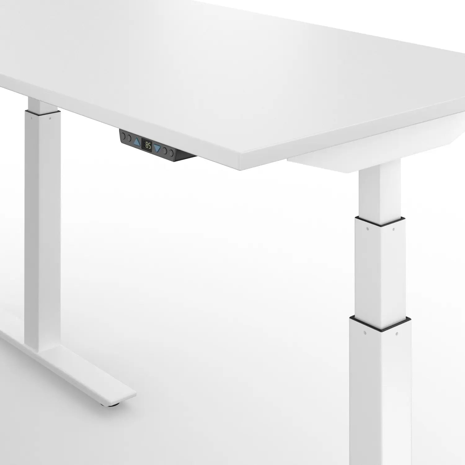 Bureau réglable en hauteur Flexcube, bureau d'angle professionnel