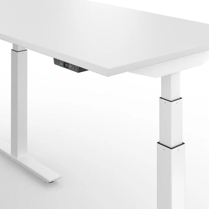 Bureau réglable en hauteur Flexcube, bureau d'angle professionnel
