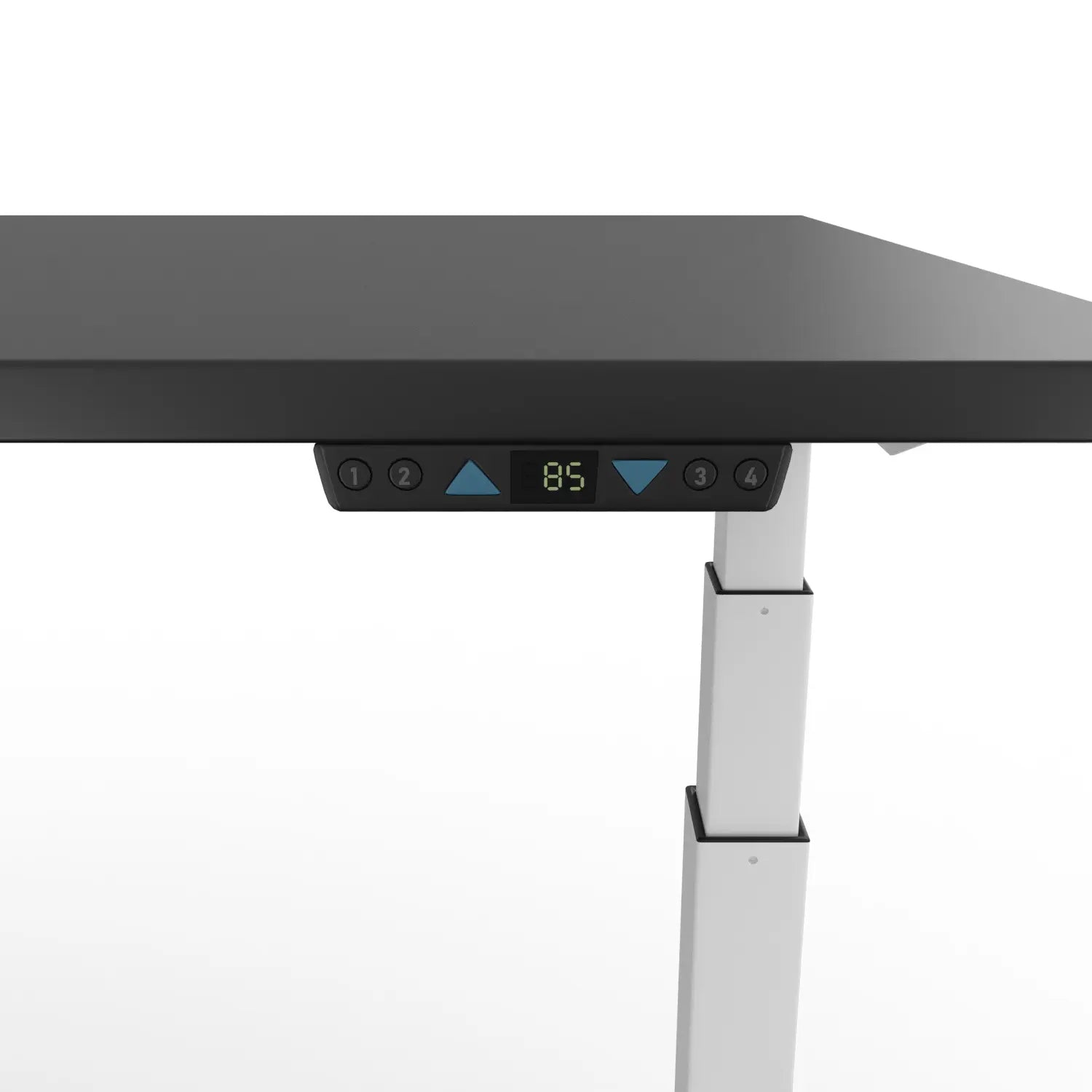 Bureau réglable en hauteur Flexcube, bureau d'angle professionnel