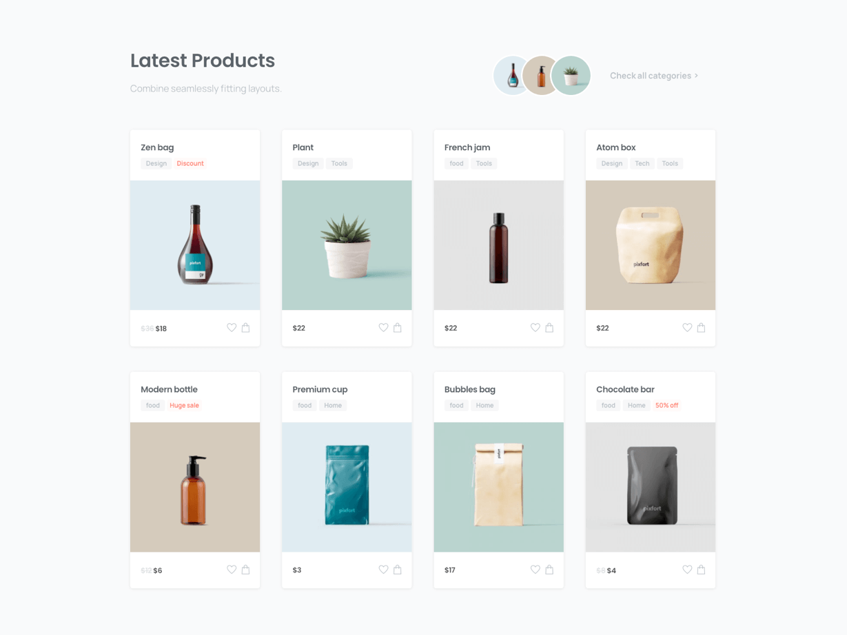 Homepage Product Elementor