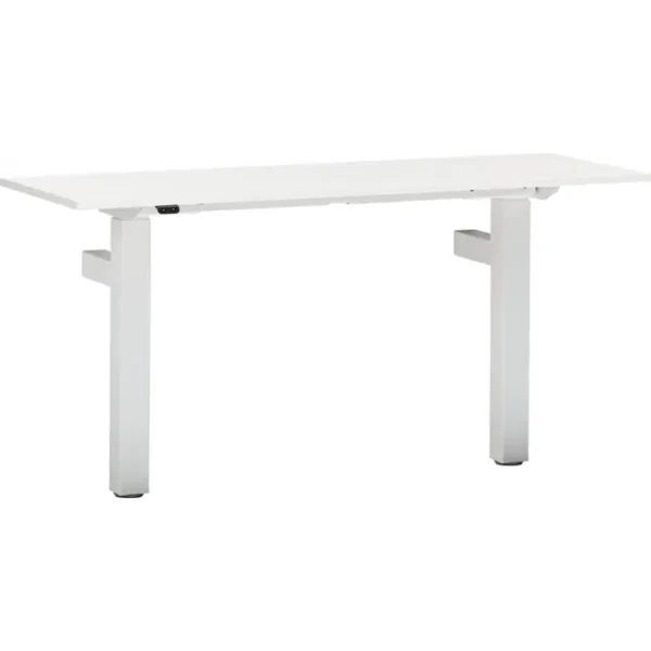 Höhenverstellbarer Wandtisch Flexcube Home 140x50cm weiss